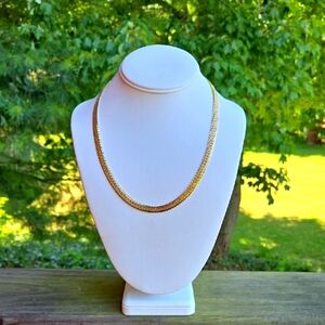 14K Yellow Gold Plated Chain Necklace